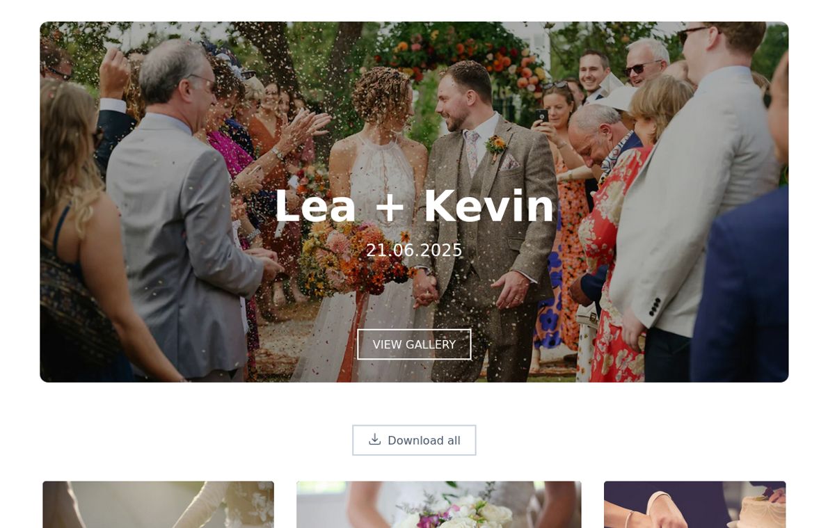 Wedding Gallery Screenshot